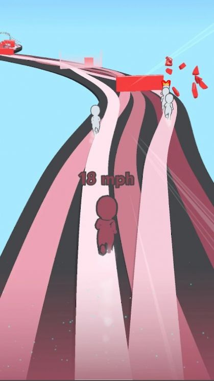 色彩沖刺線路奔跑者游戲中文版