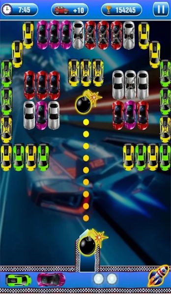 汽車泡泡射擊游戲