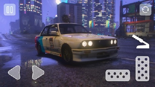 宝马E30城市漂移