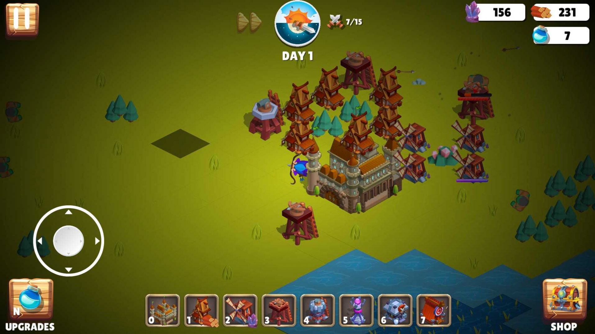 夜幕降临僵尸入侵手机版