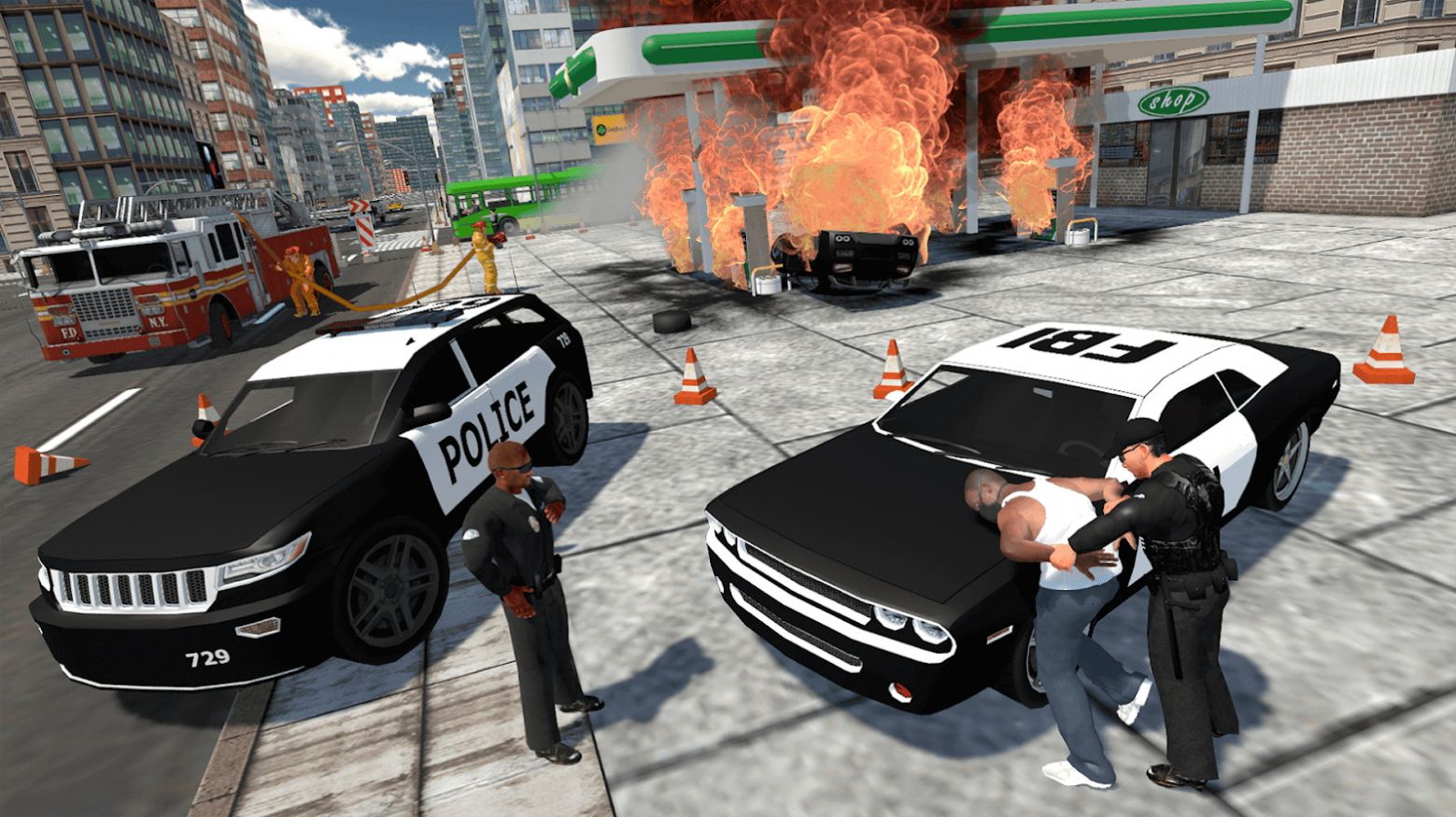 警车巡逻驾驶3d安卓版（Cop Duty）图1