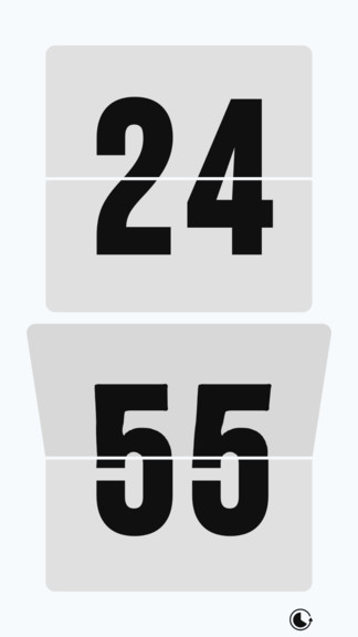 極簡(jiǎn)時(shí)鐘手機(jī)版圖2