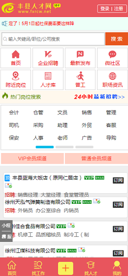 丰县人才网手机版(1)
