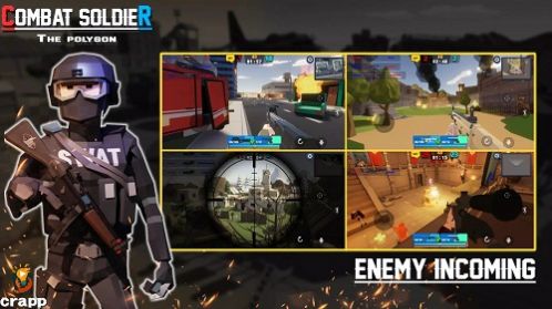 战斗士兵多边形图1