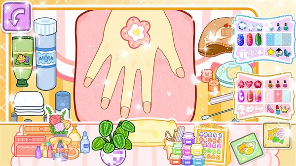 迷你小镇公主美甲(2)