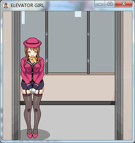 elevator电梯女孩像素桃子移植正版(1)