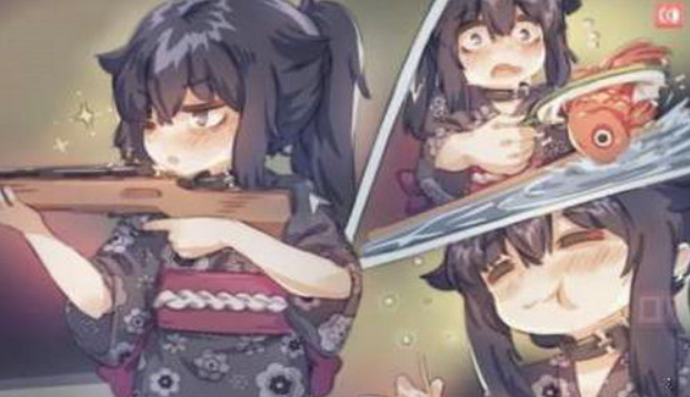 在阴暗的房间中和独孤的女孩