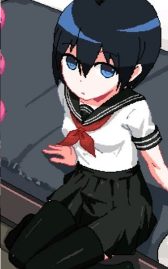 和妹妹一起看家纸盒子