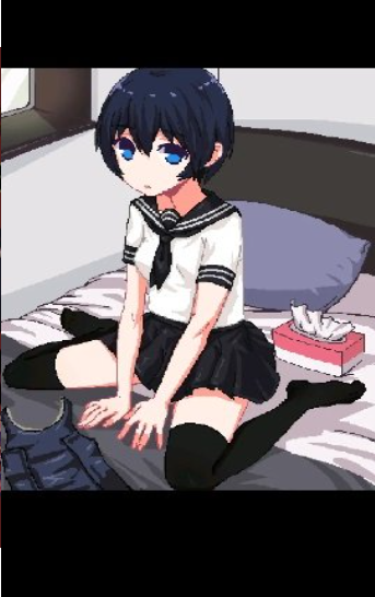 和妹妹一起看家纸盒子