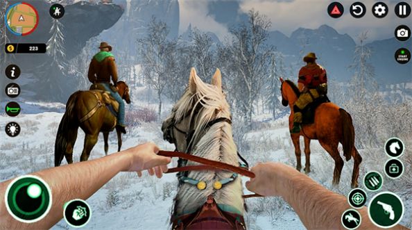 野蛮西部牛仔骑马作战游戏最新手机版