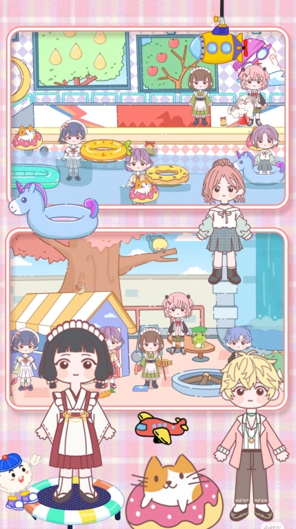 落櫻古鎮(zhèn)胭脂小城游戲圖1