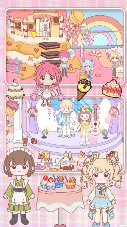 落櫻古鎮(zhèn)胭脂小城游戲圖2