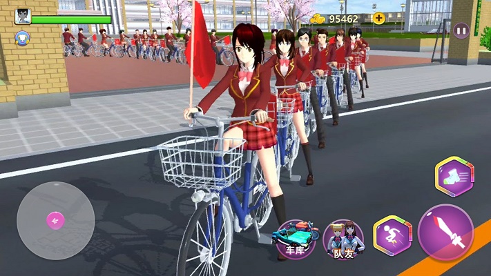 樱花校园的少女