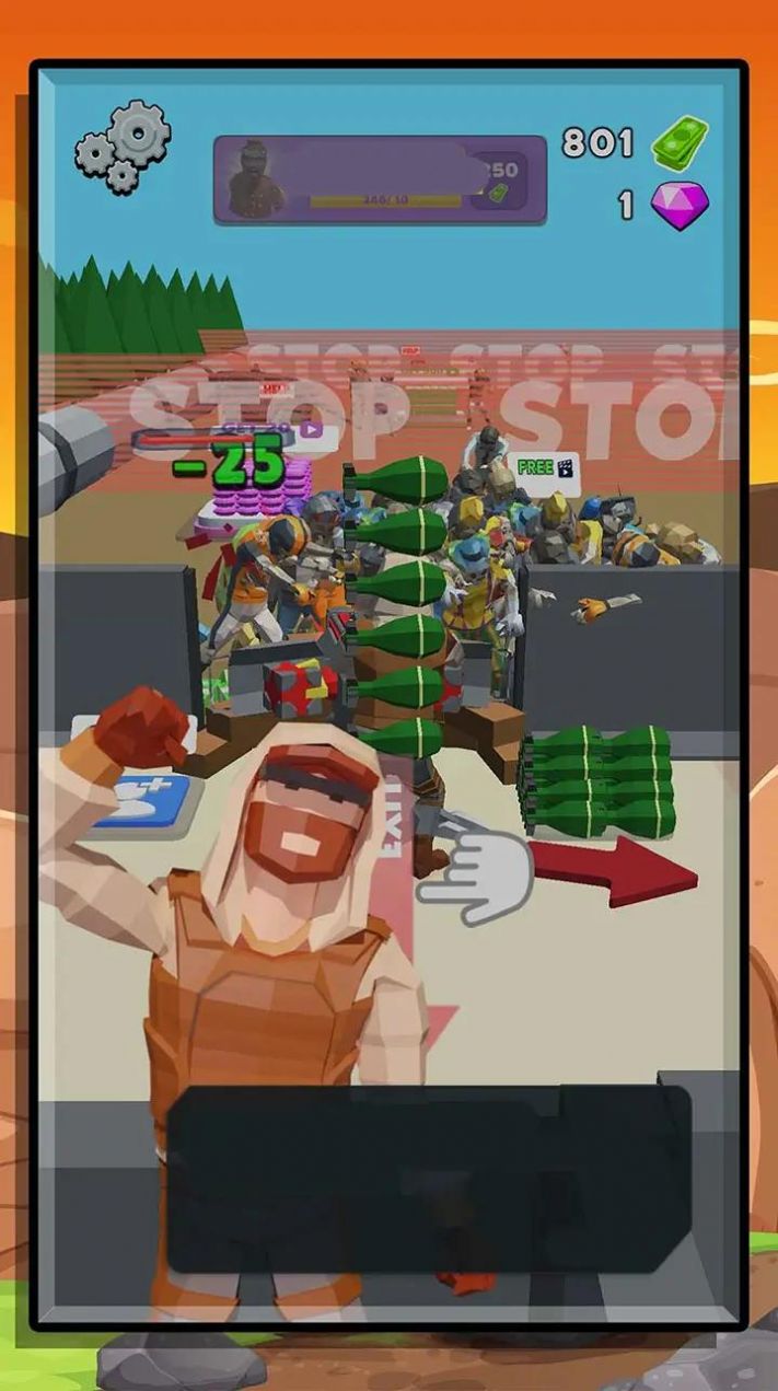 击退僵尸3d最新版图1