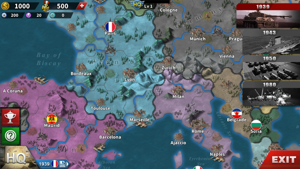 世界征服者4無(wú)限金幣無(wú)限勛章版圖4