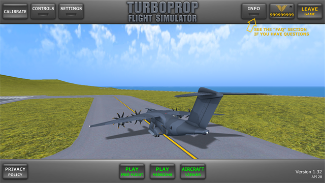 渦輪螺旋槳飛行模擬器內置功能菜單版