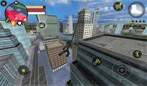 火柴人城市繩索英雄