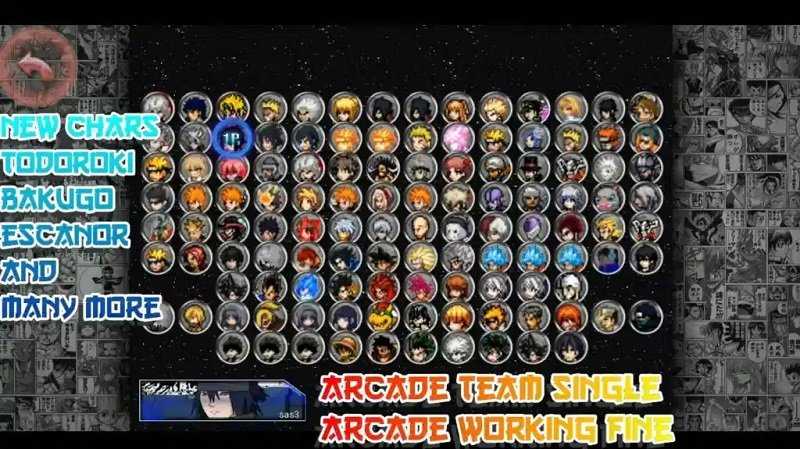 全动漫大乱斗1000人物最新版图3